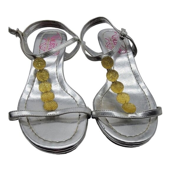 Unlisted Kenneth Cole Kind Love Heels Womens Sz 8 Dress Sandals Shoes - Picture 1 of 9